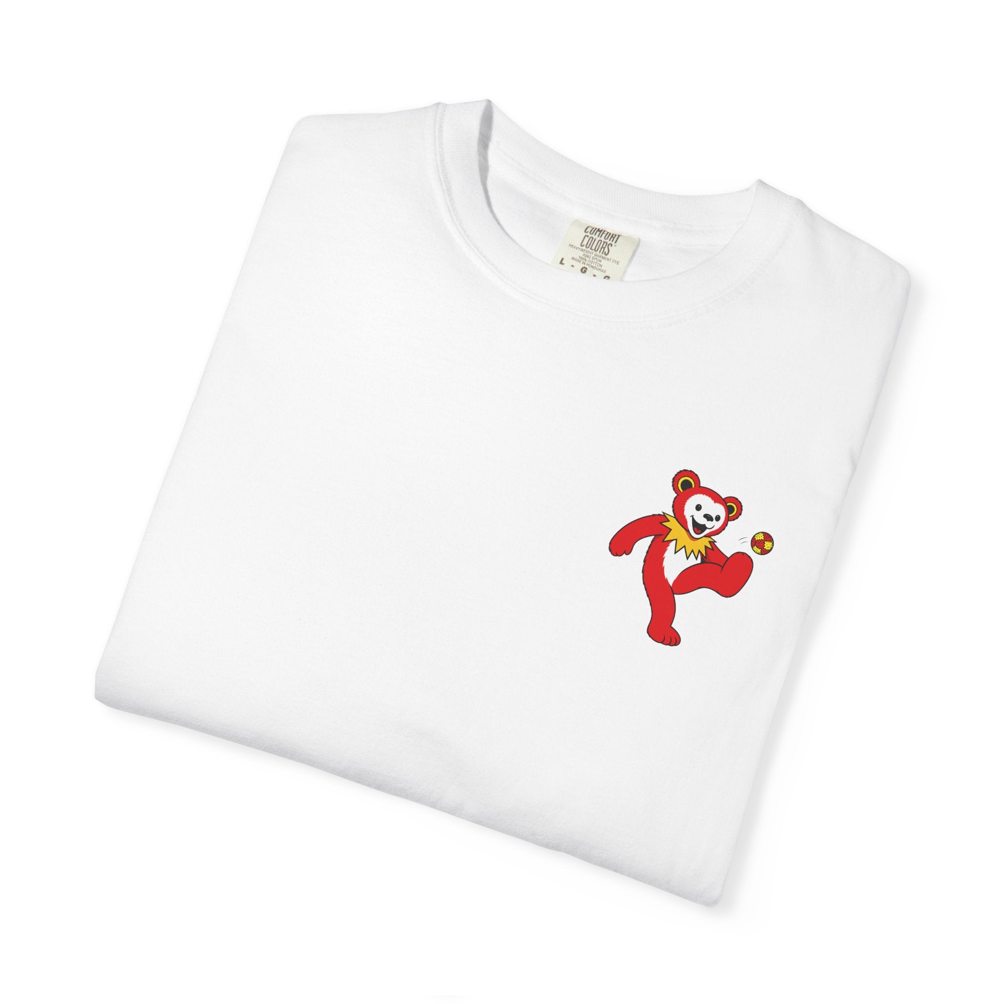 Red and Yellow Hacky Sack Tee