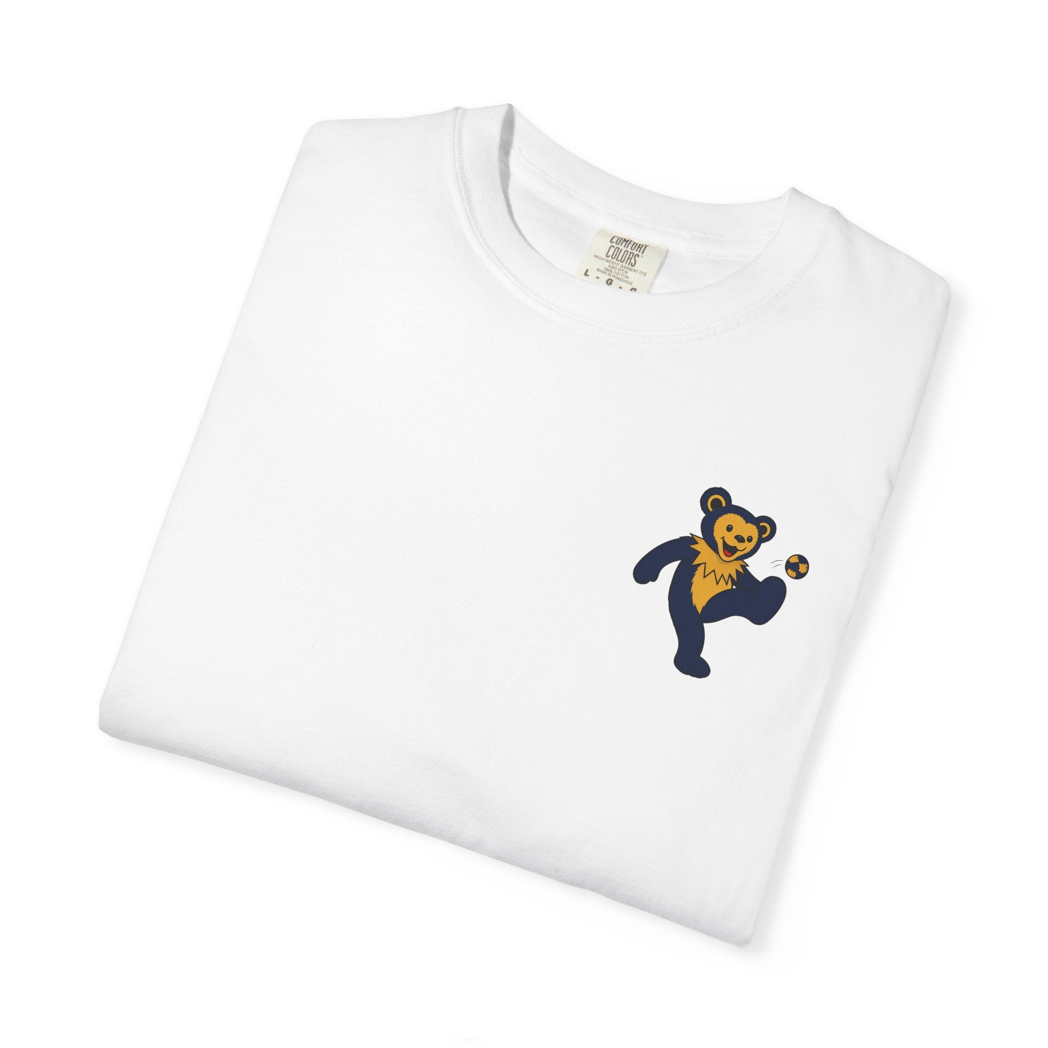 Navy and Gold Hacky Sack Tee