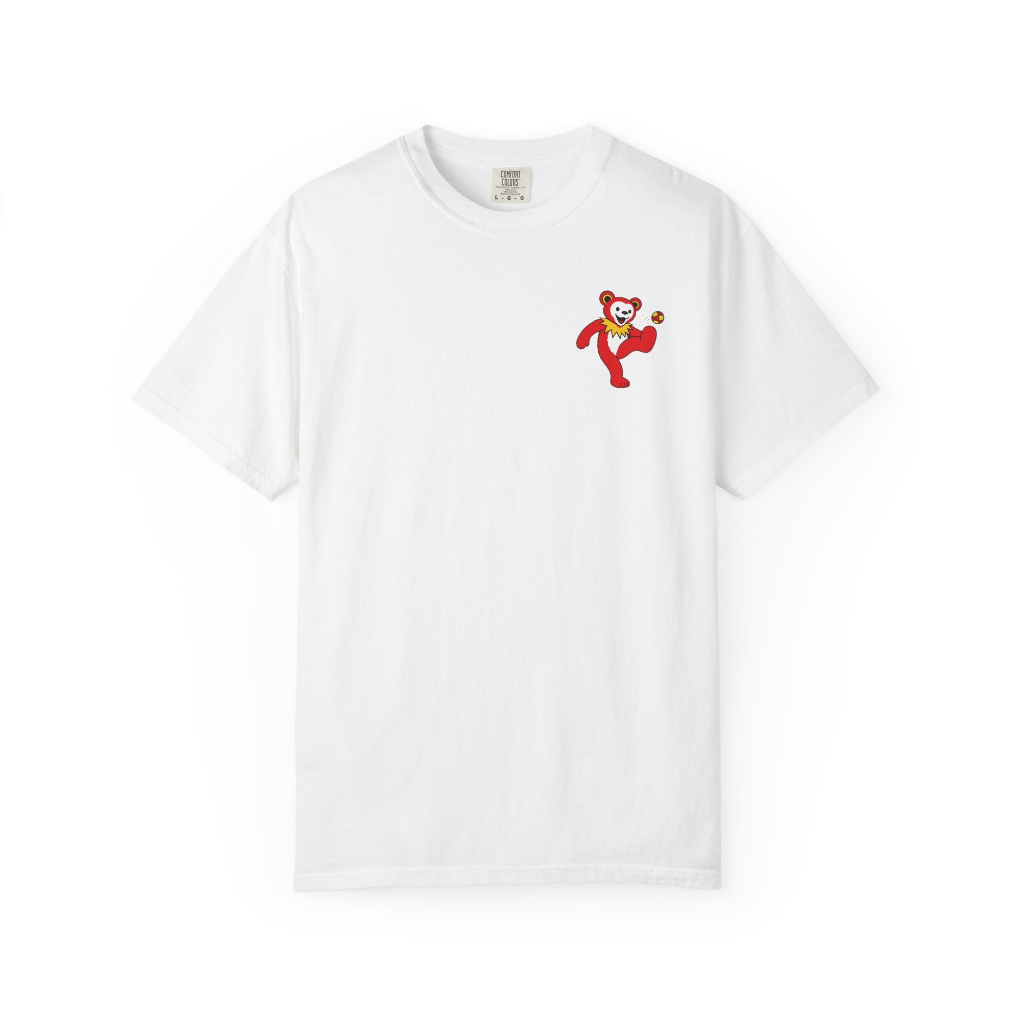 Red and Yellow Hacky Sack Tee