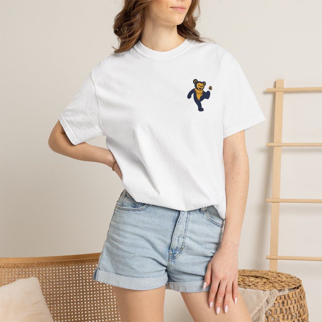 Navy and Gold Hacky Sack Tee