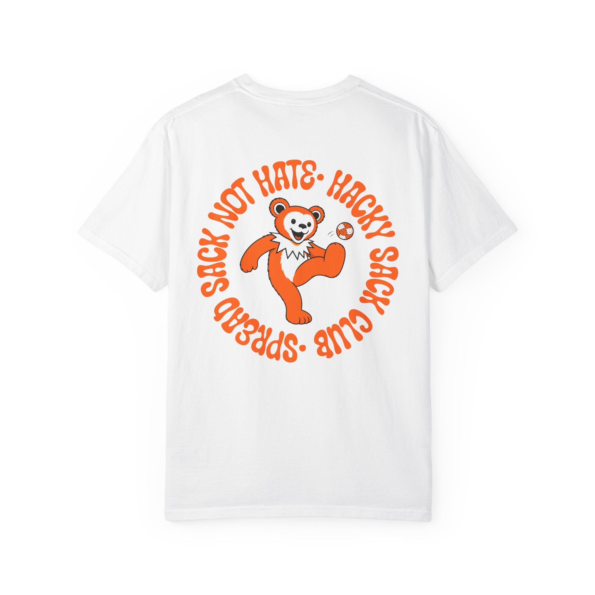 Orange and White Hacky Sack Tee