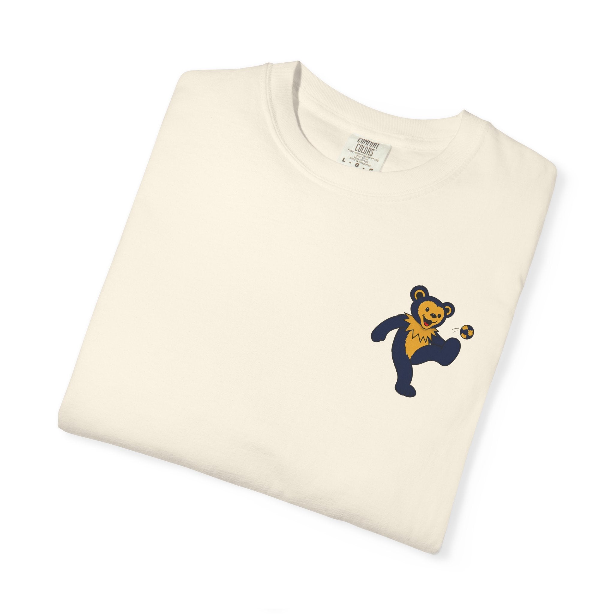 Navy and Gold Hacky Sack Tee