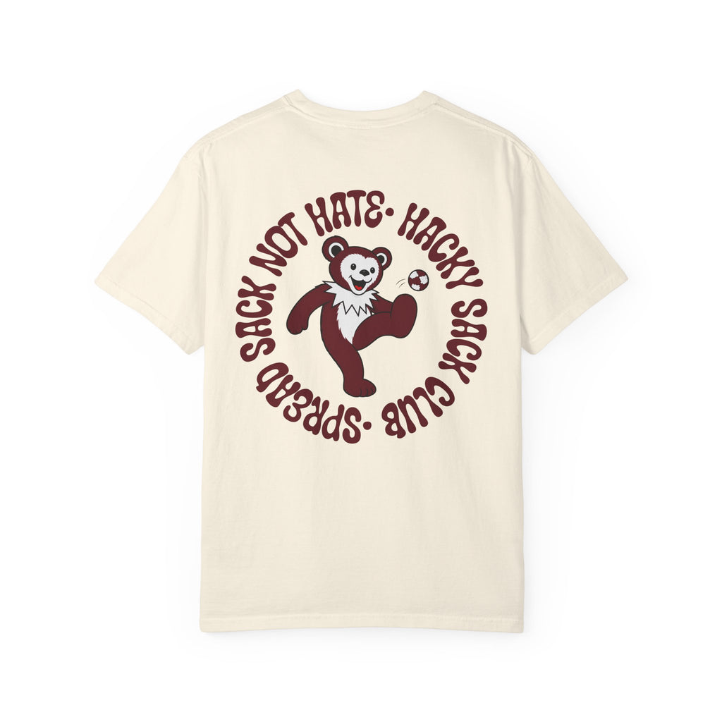 Maroon Hacky Sack Tee