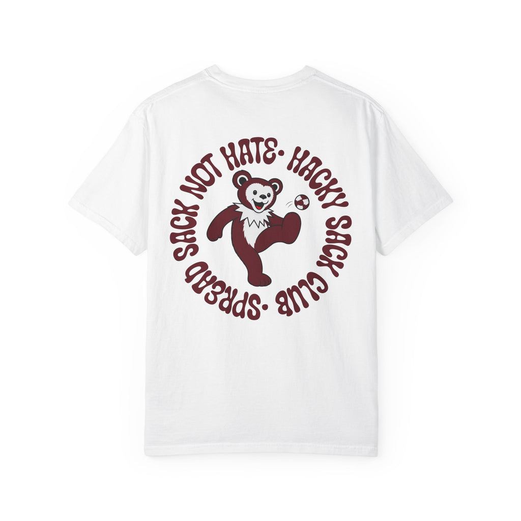 Maroon Hacky Sack Tee