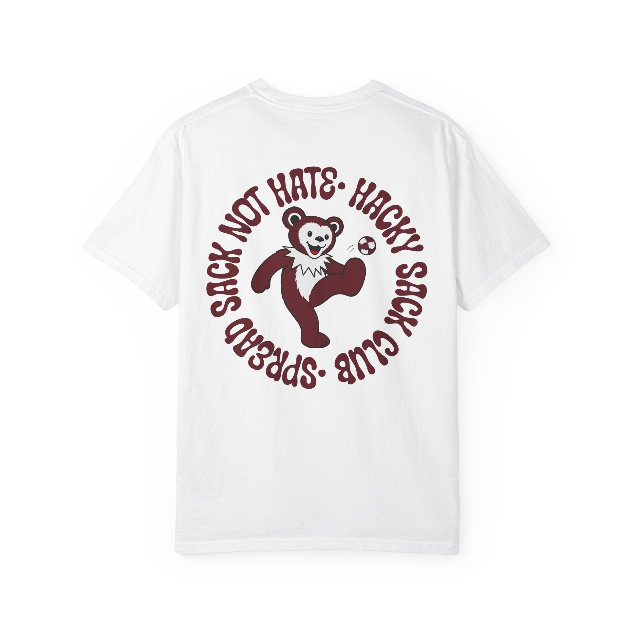 Maroon Hacky Sack Tee