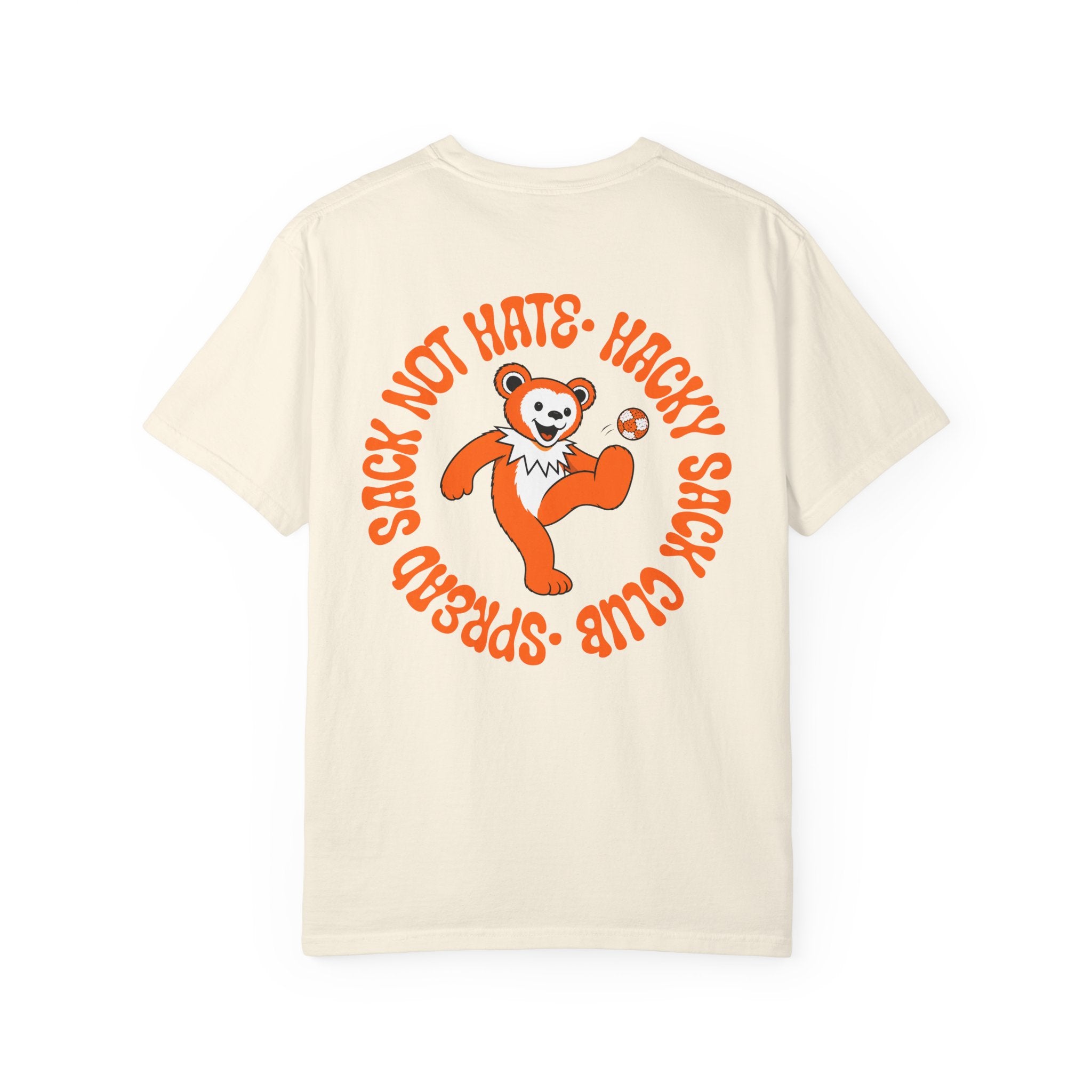 Orange and White Hacky Sack Tee