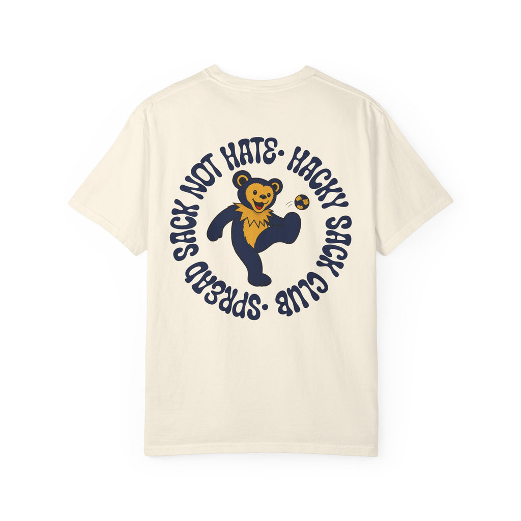 Navy and Gold Hacky Sack Tee